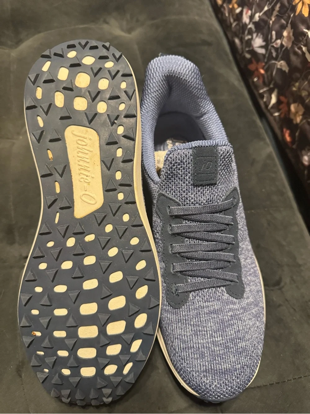 Johnnie-O Range Runner 2.0 Casual Knit Men's Sneakers - Blue